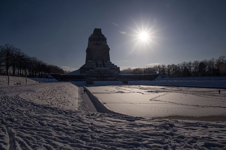 Völkerschlachtdenkmal im Winter - Foto: Elli Flint 