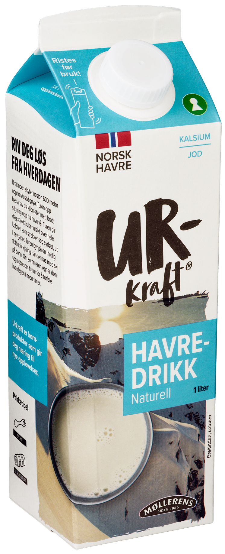 Urkraft Havredrikk Naturell 1L