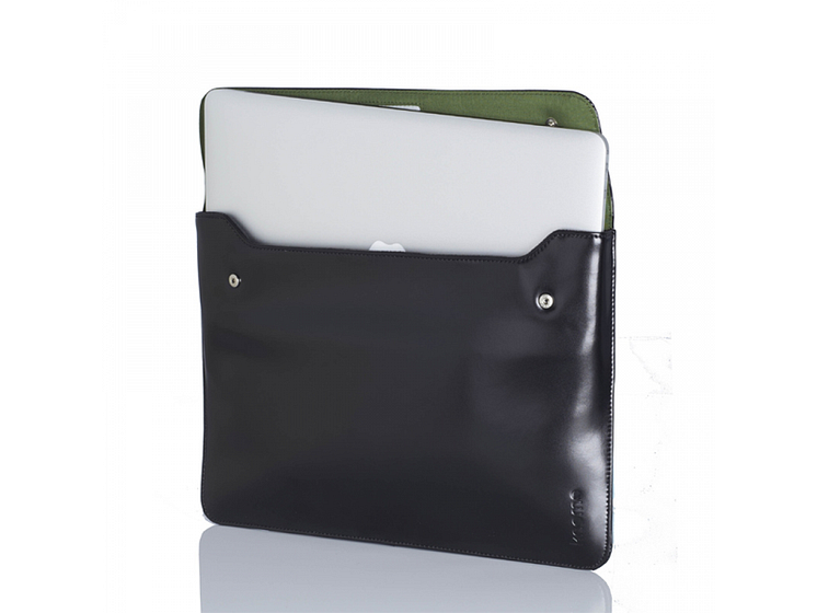 Elegant Knomo 13" læder kuverttaske til Macbook Air