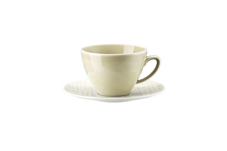 R_Mesh_Line Cream_Combi cup and saucer