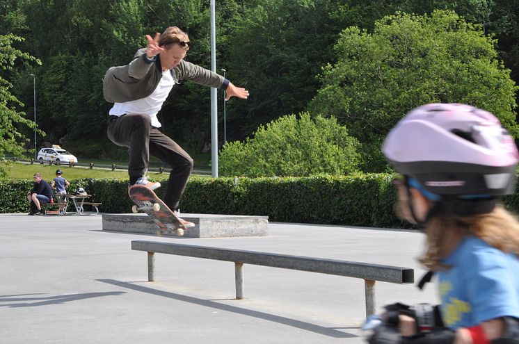 Skateparken i Björndammen