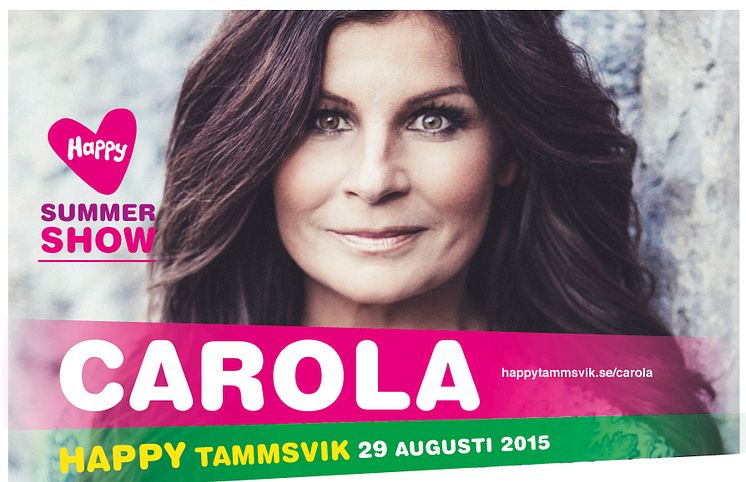 Carola till Happy Tammsvik 29 augusti 2015