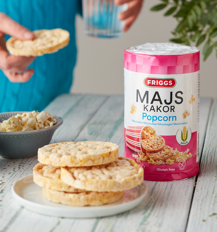 Friggs Majskakor Popcorn