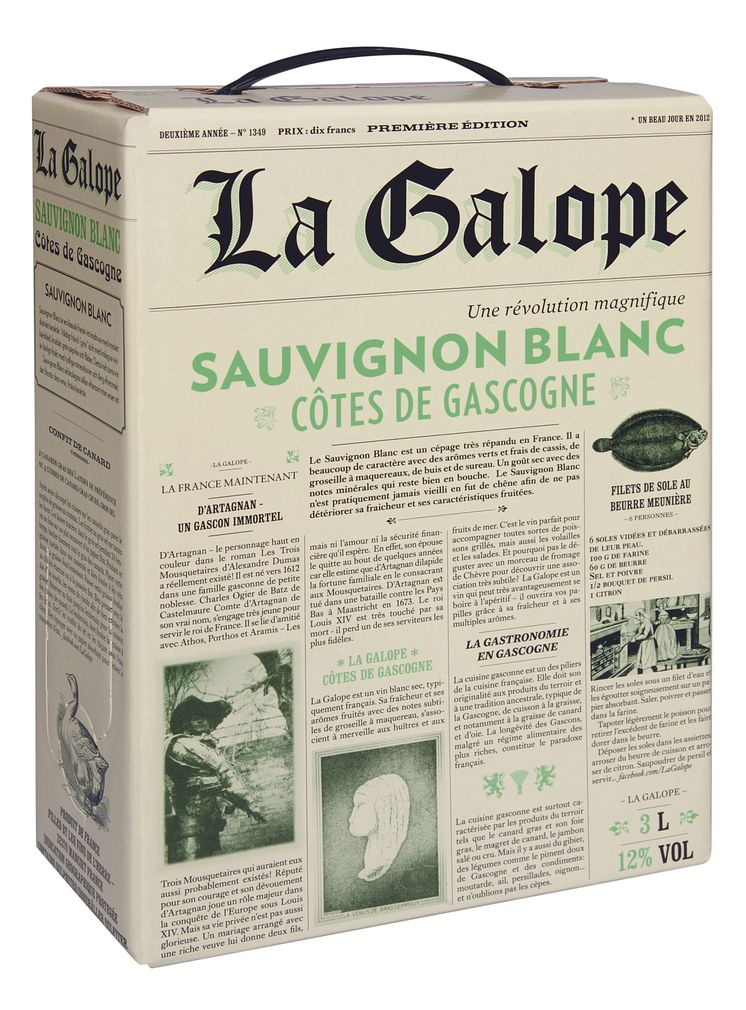  La Galope Sauvignon Blanc från Côtes de Gascogne!