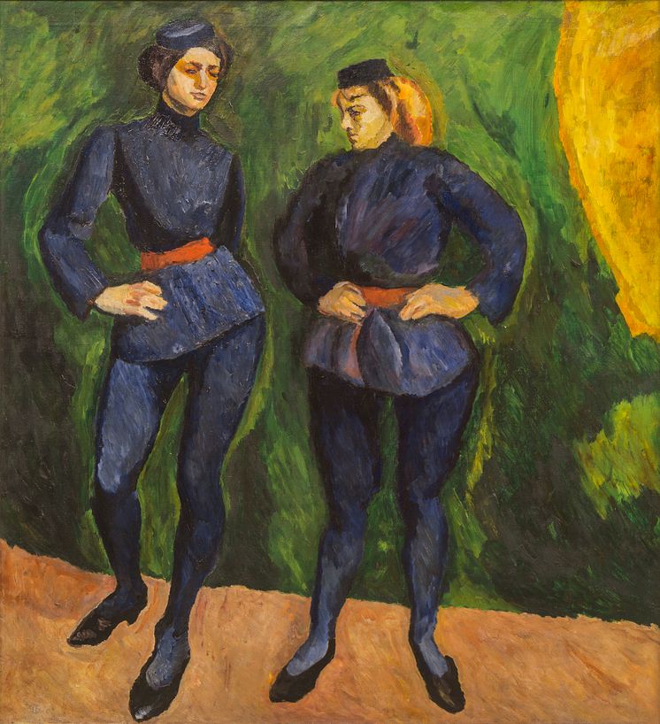 Henrik Sørensen, To venninder, 1910, Trondheim kunstmuseum. Foto: TKM