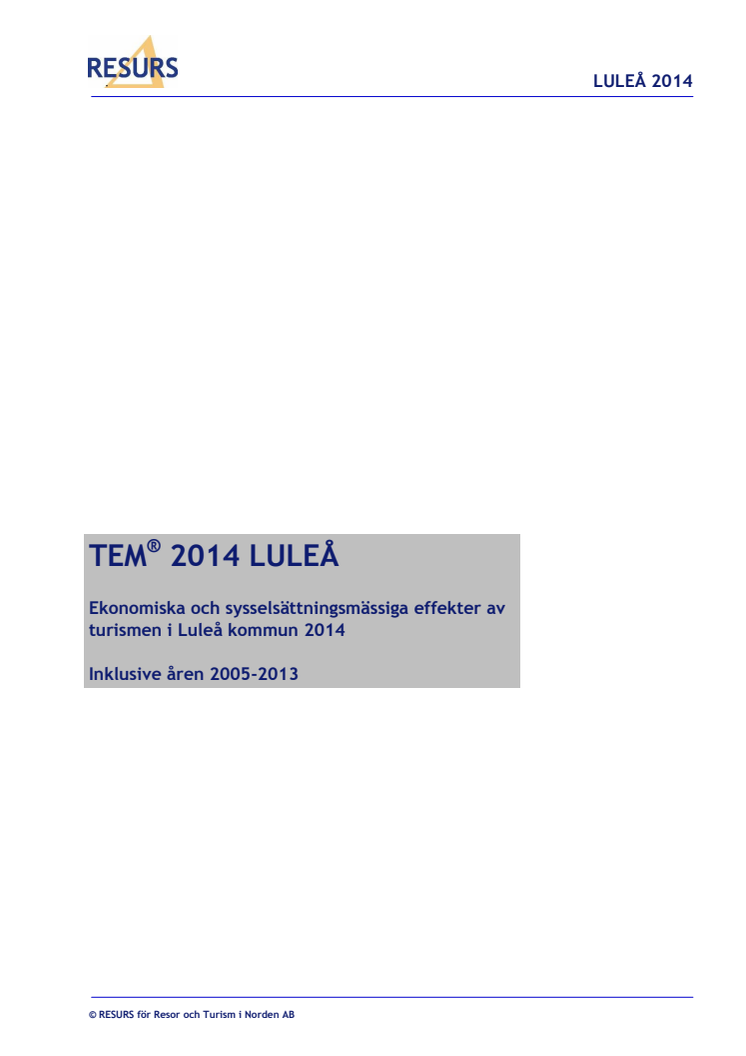 TEM2014 Luleå