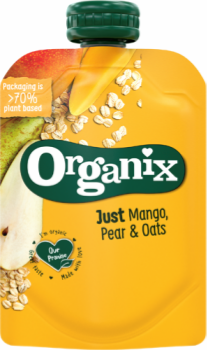Organix just mango pear and oats