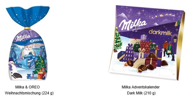 Milka Weihnachtsvielfalt