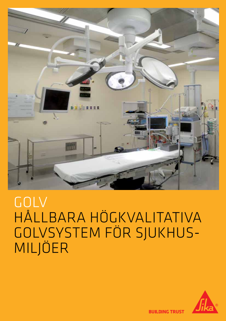 Sika Golvsystem för sjukhus