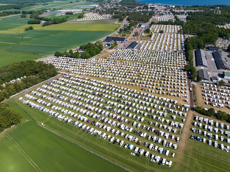 Flygbild campingar 2023