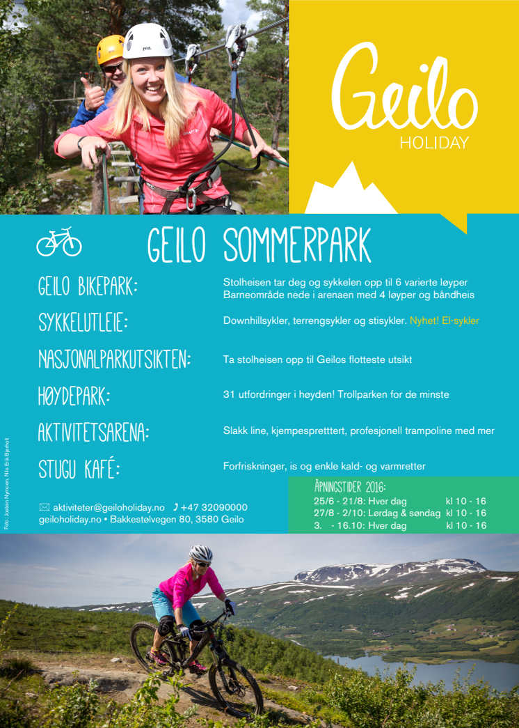 Geilo Sommerpark poster