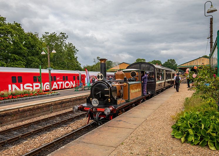 Next stop Bluebell Railway as special exhibition train Inspiration is expected to see over 2,000 visitors