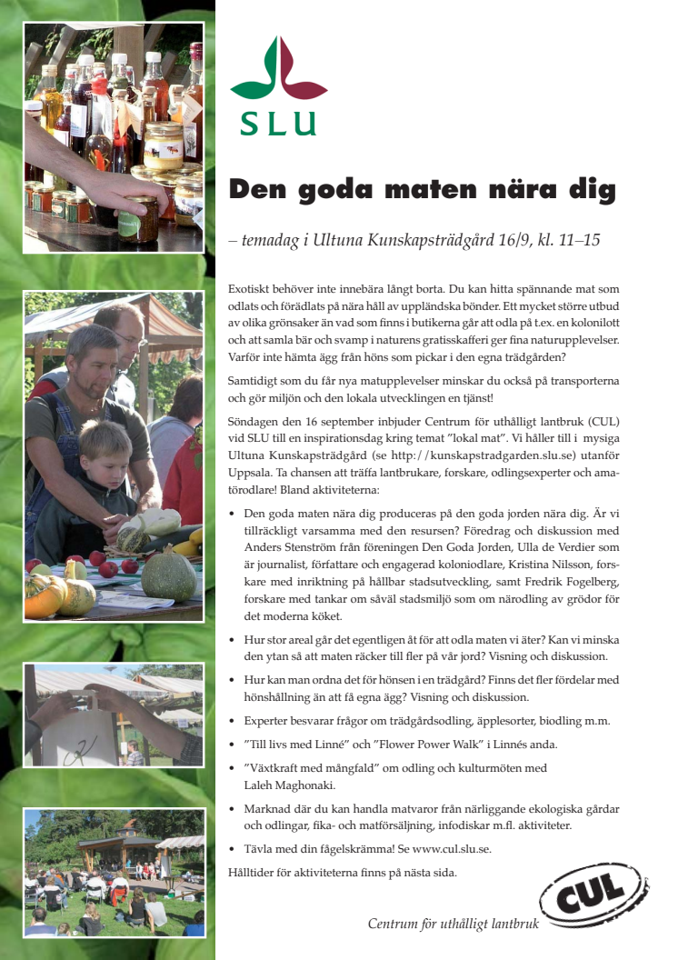Den goda maten nära dig