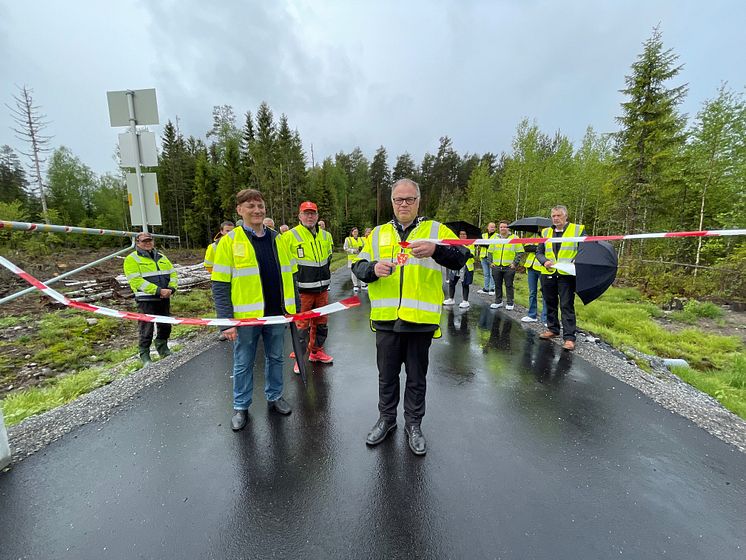 Ordføreren markerer et vellykket prosjekt