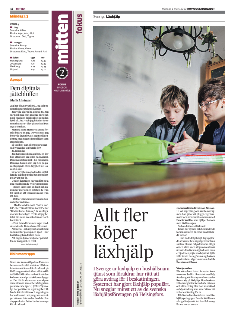 Allt fler köper läxhjälp del 1