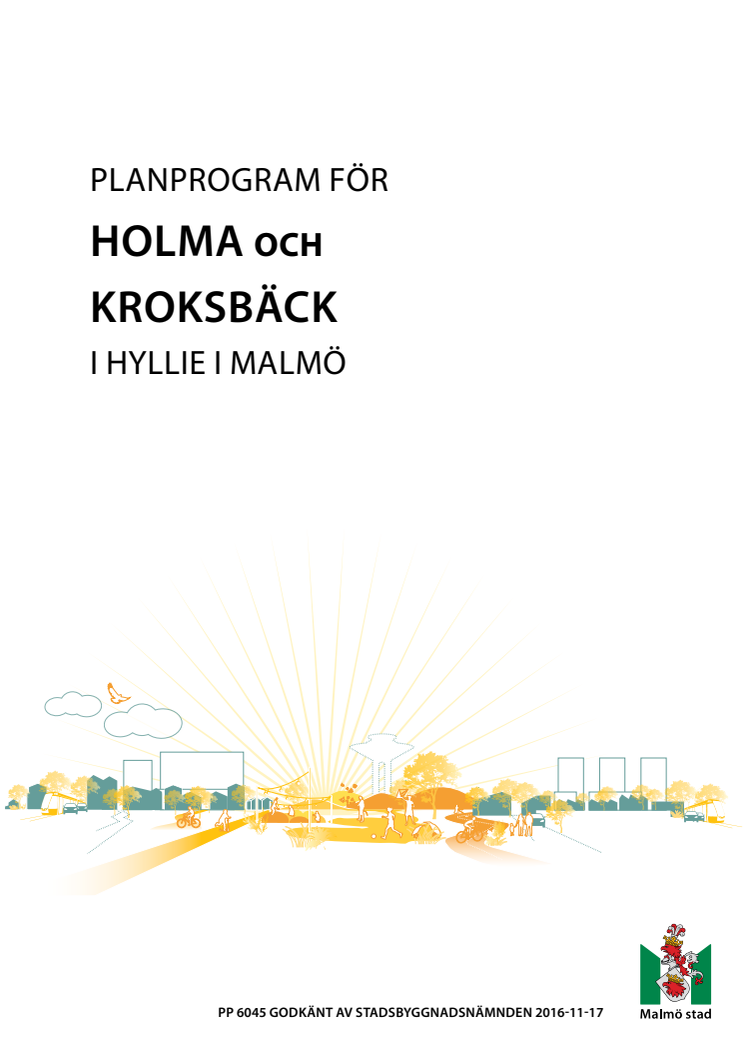 Planprogram för Holma och Kroksbäck