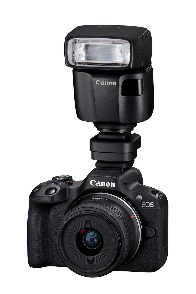 Canon EOS R50_ BlackFrontSlantLeft_RF-S18-45mm(BK)_AD-E1_EL-100