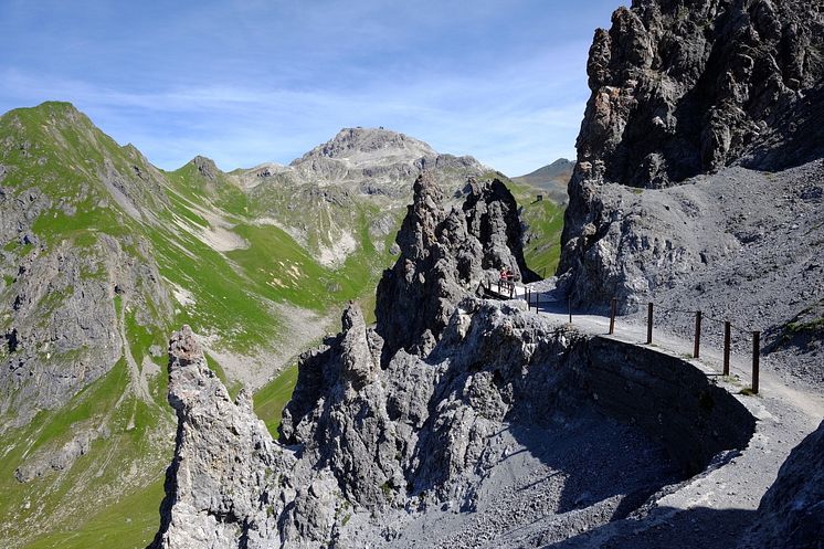 Davoser Höhenweg im Sommer 