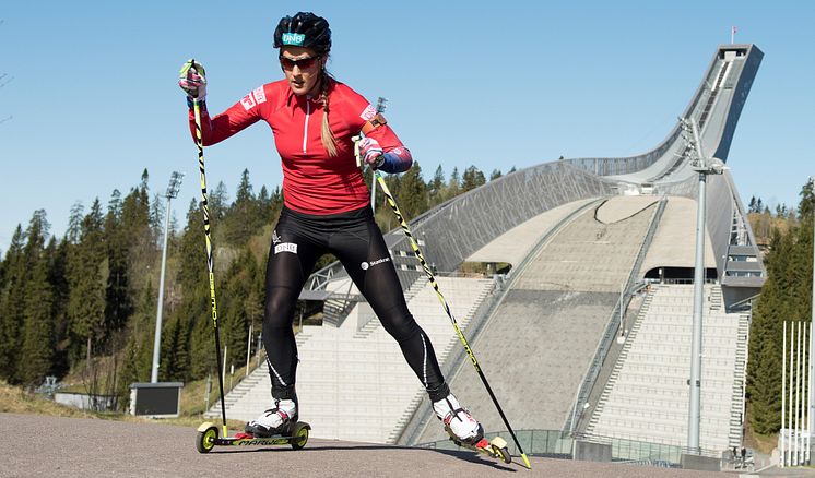 Fanny Horn Birkeland trening Holmenkollen