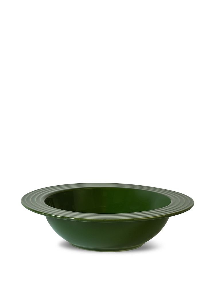 Coffee & More deep plate green