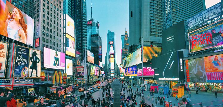 LED on Times Square