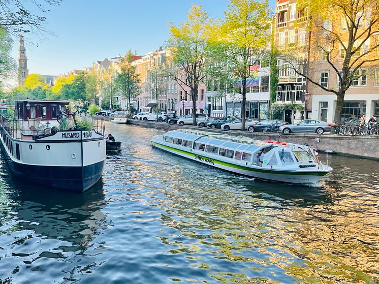 Kanalbåt Amsterdam