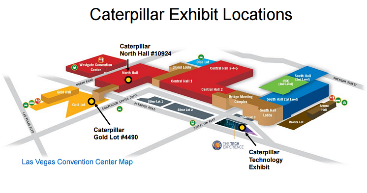 ConExpo 2017 - Cat monter