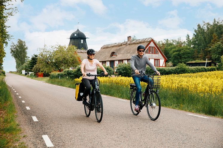 Cykelvänliga platser - tryck