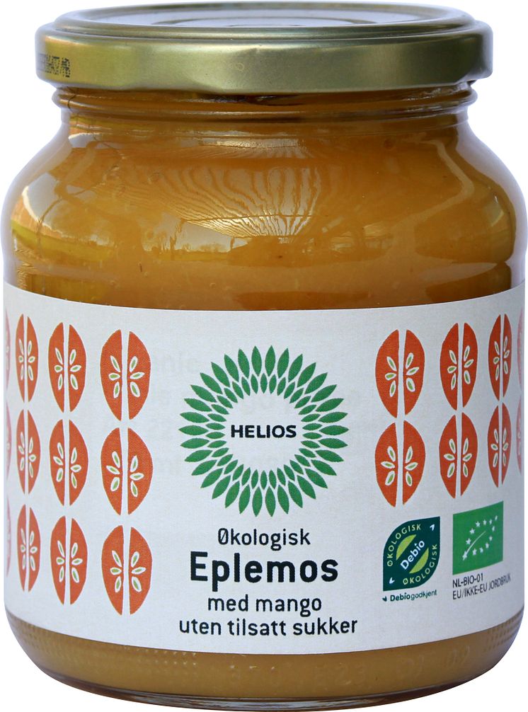 Helios eple og mangomos økologisk 360 g