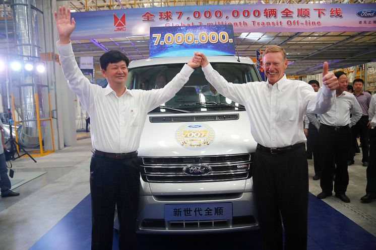 Ford har bygget Transit nr. 7 millioner