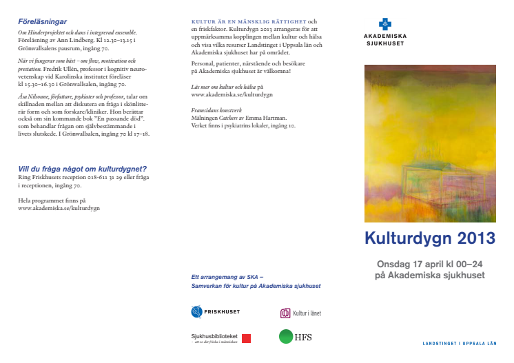 Kulturdygn på Akademiska 17 april