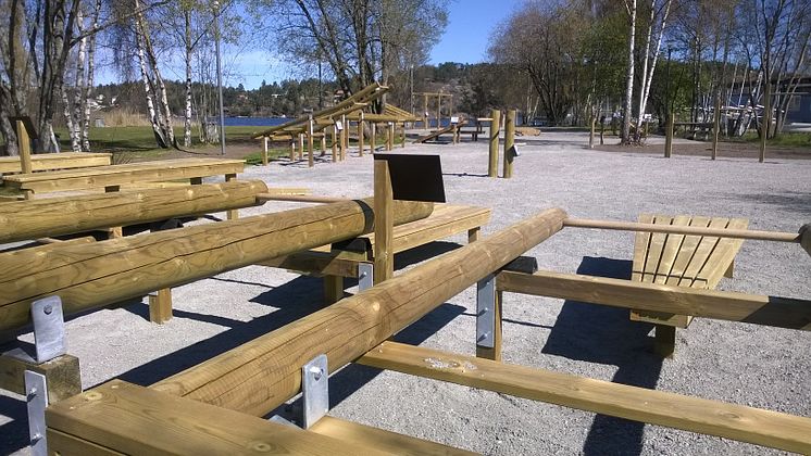 Utegym vid Strandvägen, Solletuna