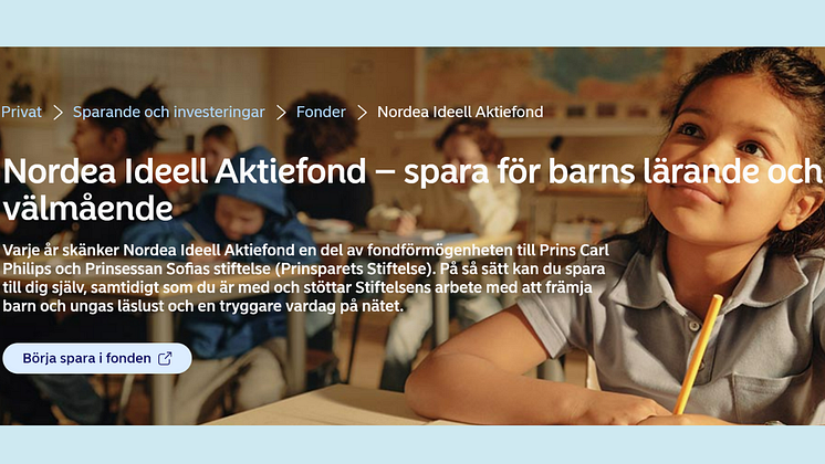 Prinsparets Stiftelse x Nordea_Nordea Ideell Aktiefond