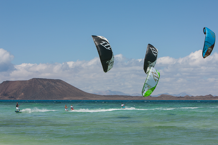 Kitesurfing på Fuerteventura
