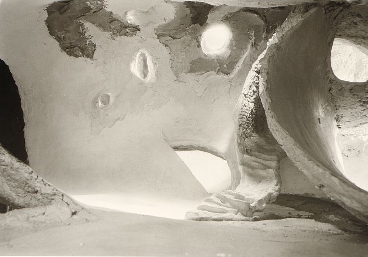 Frederick Kiesler, modell Endless House, interiör, New York 1959 © 2014 Austrian Frederick and Lillian Kiesler Private Foundation, Vienna