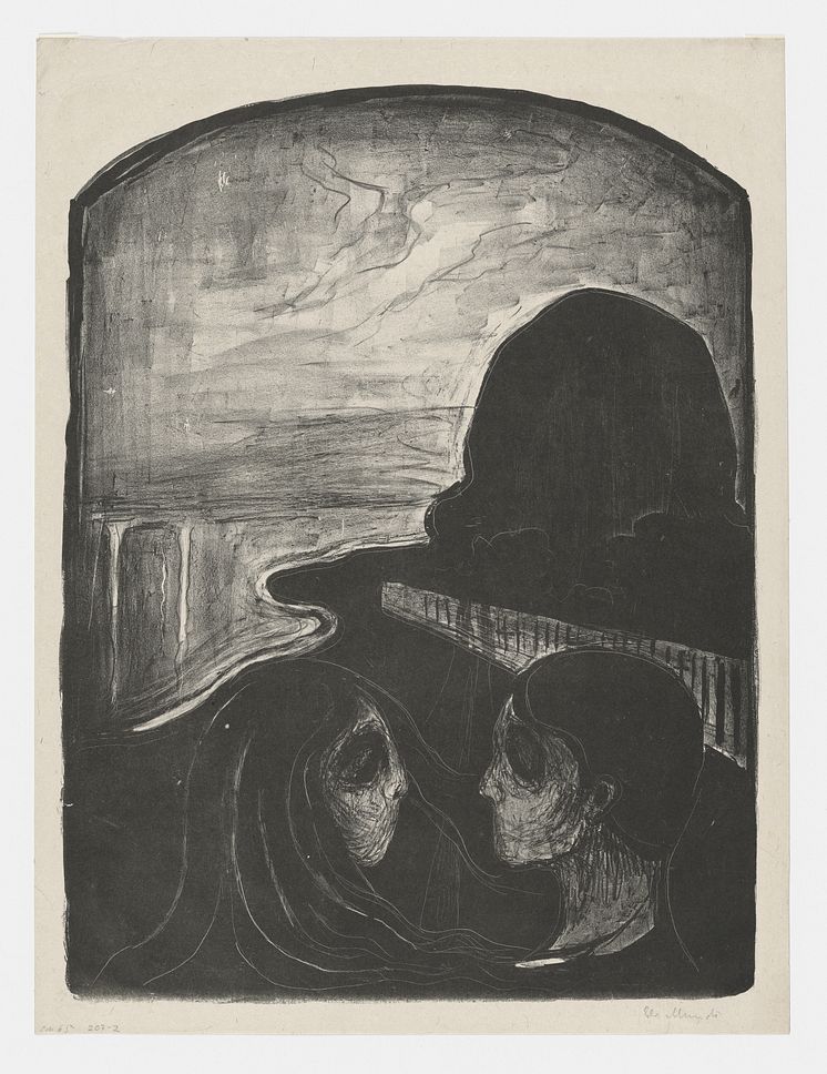 Edvard Munch: Tiltrekning I / Attraction I (1895)