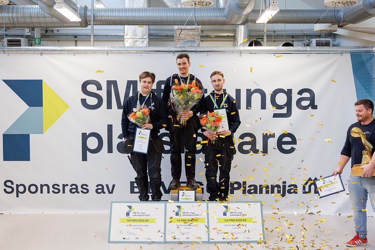 SM-medaljörerna i SM för unga plåtslagare 2025