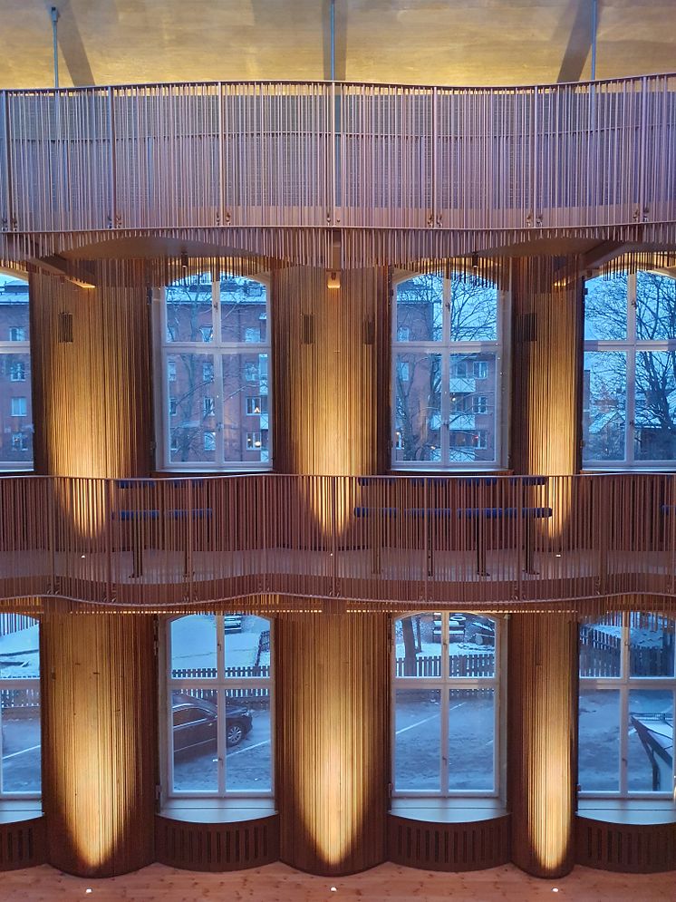 Drottning Silvias konsertsal, Stockolm, vinnare av Svenska Ljuspriset interiör