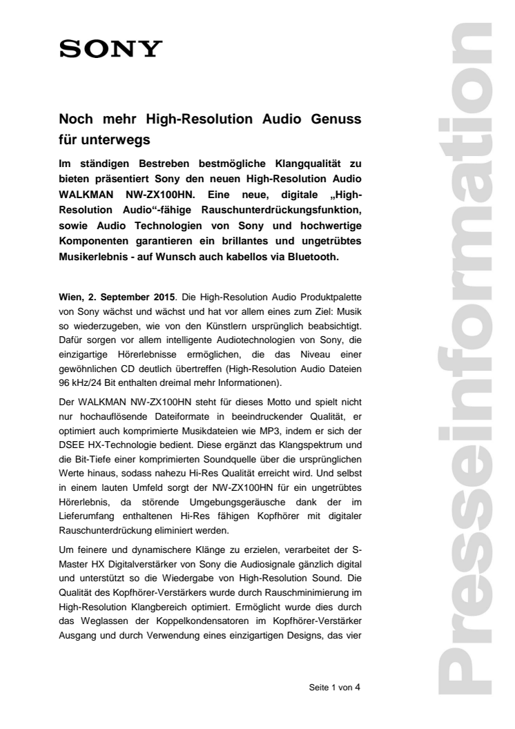 Noch mehr High-Resolution Audio Genuss für unterwegs