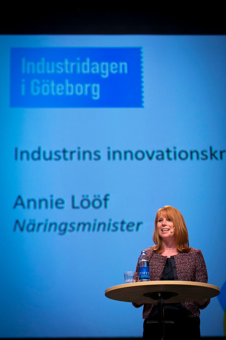 Annie Lööf på Industridagen 2013