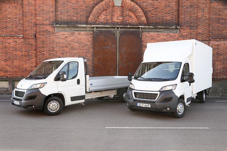 Nya påbyggnationer på Peugeot Boxer 