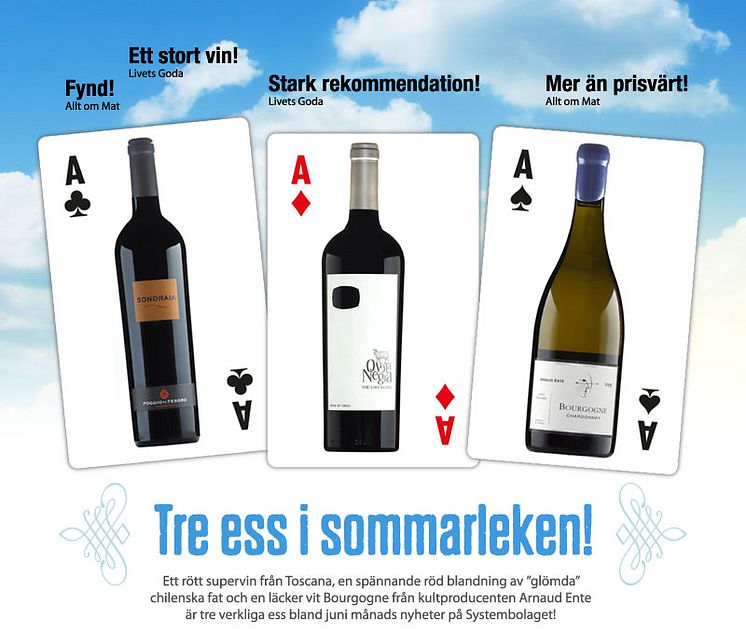 Tre ess i sommarleken!