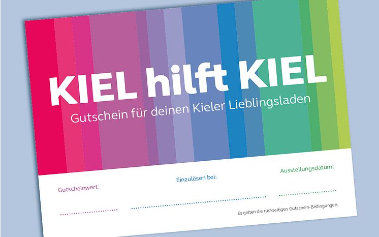 Kiel hilft Kiel Gutschein für den Lieblingsladen