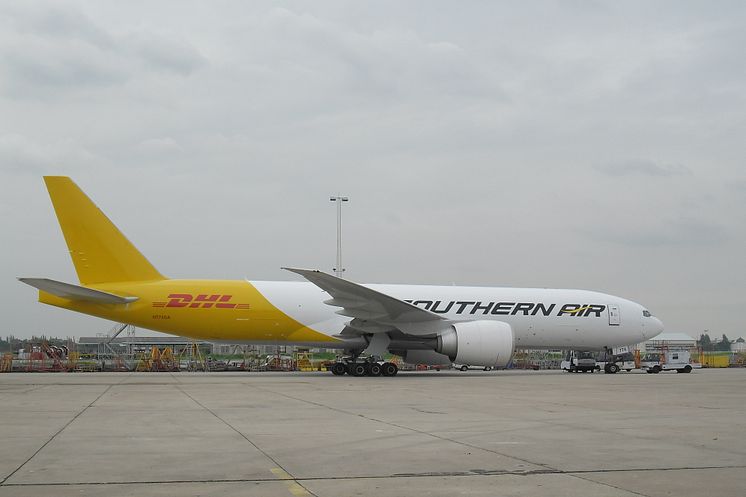 DHL Express nya fraktflygplan Boeing 777F i samarbete med Southern Air 
