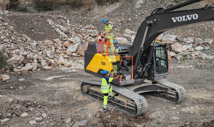 Volvo EC250E och EC300E - säkerhet