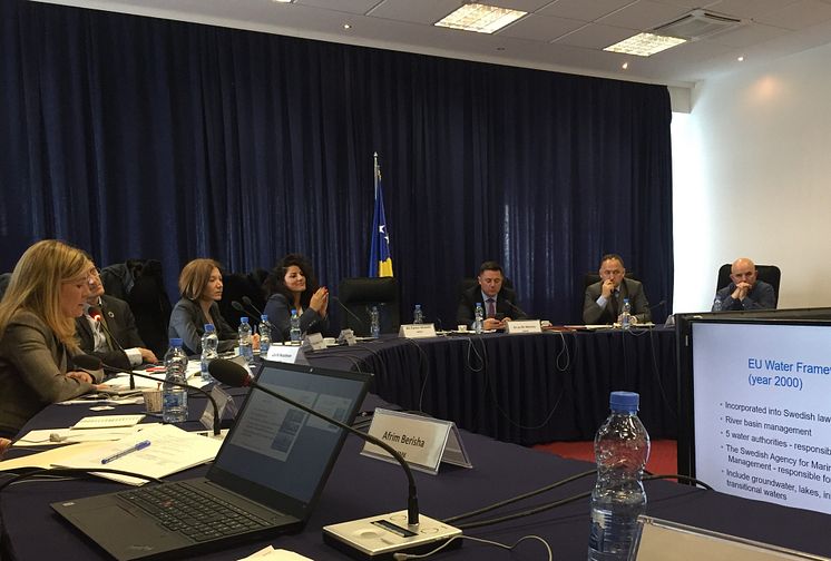 Samarbete mellan EU-kandidaten Kosovo och svenska myndigheter om vattenmiljö