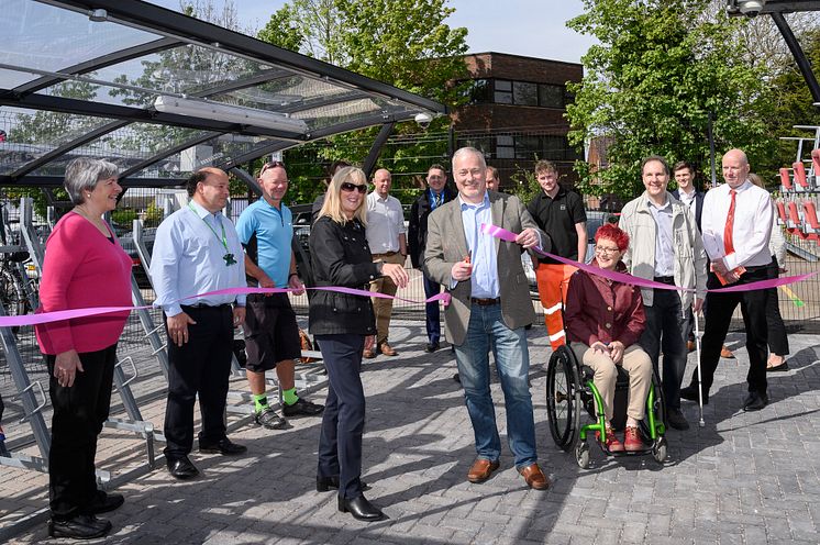 We declare Biggleswade's new cycle hub open!