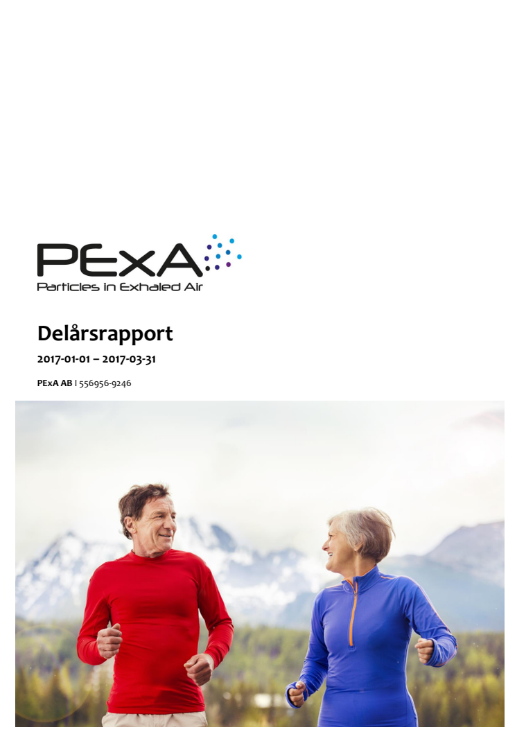 PExA: Delårsrapport Q1, 2017