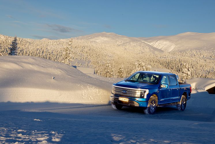 Ford F-150 Lightning Norge vinter 2023