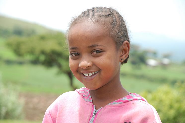 Elizabeth 11 år från Etiopien